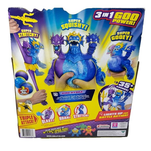 Heroes Of Goo Jit Zu Deep Goo Sea KING HYDRA 3 In 1Triple Goo Pack - Picture 2 of 10